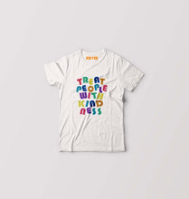 Load image into Gallery viewer, treat people.with kindness harry styles Kids T-Shirt for Boy/Girl-White-Ektarfa.online