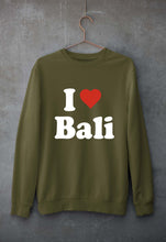 Load image into Gallery viewer, I Love Bali Unisex Sweatshirt for Men/Women-Olive Green-Ektarfa.online