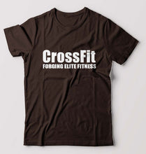 Load image into Gallery viewer, CrossFit T-Shirt for Men-Coffee Brown-Ektarfa.online