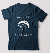 Load image into Gallery viewer, Mushroom T-Shirt for Men-Petrol Blue-Ektarfa.online
