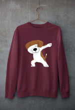 Load image into Gallery viewer, Dab Dog Unisex Sweatshirt for Men/Women-Maroon-Ektarfa.online