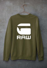 Load image into Gallery viewer, G Raw Unisex Sweatshirt for Men/Women-Olive Green-Ektarfa.online