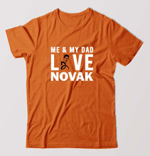 Load image into Gallery viewer, Love Novak Djokovic Tennis T-Shirt for Men-Orange-Ektarfa.online