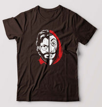 Load image into Gallery viewer, Money Heist The Professor T-Shirt for Men-Coffee Brown-Ektarfa.online