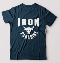 Load image into Gallery viewer, Iron Paradise T-Shirt for Men-Petrol Blue-Ektarfa.online