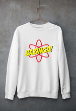Load image into Gallery viewer, Sheldon Cooper Bazinga Unisex Sweatshirt for Men/Women-White-Ektarfa.online