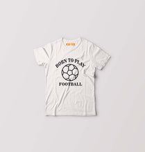 Load image into Gallery viewer, Play Football Kids T-Shirt for Boy/Girl-White-Ektarfa.online