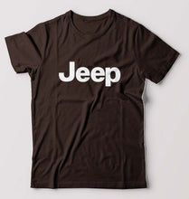 Load image into Gallery viewer, Jeep T-Shirt for Men-Coffee Brown-Ektarfa.online