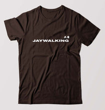 Load image into Gallery viewer, Jaywalking T-Shirt for Men-Coffee Brown-Ektarfa.online