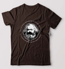 Load image into Gallery viewer, Karl Marx T-Shirt for Men-Coffee Brown-Ektarfa.online