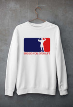 Load image into Gallery viewer, Gym Funny Unisex Sweatshirt for Men/Women-White-Ektarfa.online