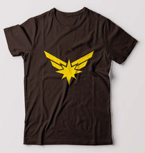 Load image into Gallery viewer, Captain Marvel T-Shirt for Men-Coffee Brown-Ektarfa.online