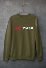 Load image into Gallery viewer, UFC Venum Unisex Sweatshirt for Men/Women-Olive Green-Ektarfa.online