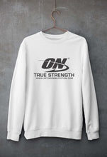 Load image into Gallery viewer, optimum nutrition Unisex Sweatshirt for Men/Women-White-Ektarfa.online