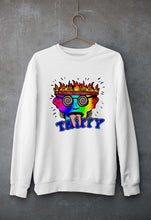 Load image into Gallery viewer, Trippy Unisex Sweatshirt for Men/Women-White-Ektarfa.online
