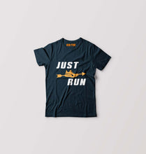 Load image into Gallery viewer, Runner Running Kids T-Shirt for Boy/Girl-Petrol Blue-Ektarfa.online