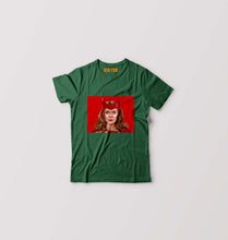 Load image into Gallery viewer, Scarlet Witch Wanda Kids T-Shirt for Boy/Girl-Dark Green-Ektarfa.online