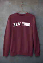 Load image into Gallery viewer, New York Unisex Sweatshirt for Men/Women-Maroon-Ektarfa.online
