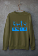 Load image into Gallery viewer, Swim Unisex Sweatshirt for Men/Women-Olive Green-Ektarfa.online