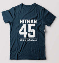 Load image into Gallery viewer, Rohit Sharma T-Shirt for Men-Petrol Blue-Ektarfa.online
