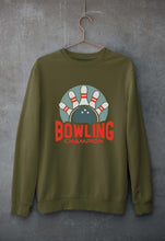 Load image into Gallery viewer, Bowling Champion Unisex Sweatshirt for Men/Women-Olive Green-Ektarfa.online