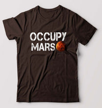 Load image into Gallery viewer, Occupy Mars Elon Musk T-Shirt for Men-Coffee Brown-Ektarfa.online