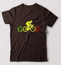 Load image into Gallery viewer, Cycling Good T-Shirt for Men-Coffee Brown-Ektarfa.online