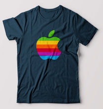 Load image into Gallery viewer, Apple T-Shirt for Men-Petrol Blue-Ektarfa.online
