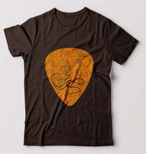 Load image into Gallery viewer, Guitar T-Shirt for Men-Coffee Brown-Ektarfa.online