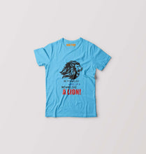 Load image into Gallery viewer, Lion Kids T-Shirt for Boy/Girl-Light Blue-Ektarfa.online