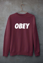 Load image into Gallery viewer, Obey Unisex Sweatshirt for Men/Women-Maroon-Ektarfa.online