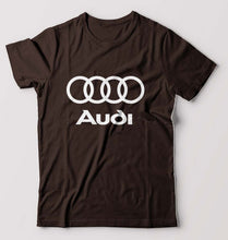 Load image into Gallery viewer, Audi T-Shirt for Men-Coffee Brown-Ektarfa.online