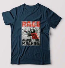 Load image into Gallery viewer, Rage Against The Machine T-Shirt for Men-Petrol Blue-Ektarfa.online