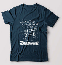 Load image into Gallery viewer, Drummer T-Shirt for Men-Petrol Blue-Ektarfa.online