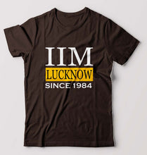 Load image into Gallery viewer, IIM Lucknow T-Shirt for Men-Coffee Brown-Ektarfa.online