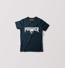 Load image into Gallery viewer, Punisher Kids T-Shirt for Boy/Girl-Petrol Blue-Ektarfa.online