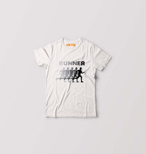 Load image into Gallery viewer, Runner Running Kids T-Shirt for Boy/Girl-White-Ektarfa.online