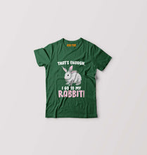 Load image into Gallery viewer, Rabbit Bunny T-Shirt for Boy/Girl-Dark Green-Ektarfa.online