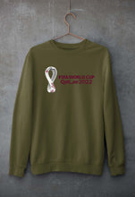 Load image into Gallery viewer, FIFA World Cup Qatar 2022 Unisex Sweatshirt for Men/Women-Olive Green-Ektarfa.online