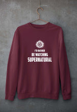 Load image into Gallery viewer, Supernatural Unisex Sweatshirt for Men/Women-Maroon-Ektarfa.online