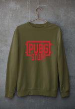 Load image into Gallery viewer, PUBG Stuff Unisex Sweatshirt for Men/Women-Olive Green-Ektarfa.online