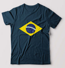 Load image into Gallery viewer, Brazil T-Shirt for Men-Petrol Blue-Ektarfa.online