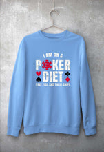Load image into Gallery viewer, Poker Unisex Sweatshirt for Men/Women-Baby Blue-Ektarfa.online