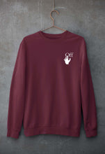 Load image into Gallery viewer, off white Unisex Sweatshirt for Men/Women-Maroon-Ektarfa.online