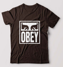 Load image into Gallery viewer, Obey T-Shirt for Men-Coffee Brown-Ektarfa.online
