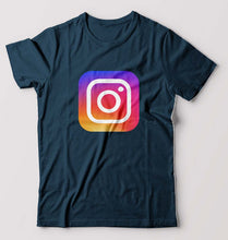 Load image into Gallery viewer, Instagram T-Shirt for Men-Petrol Blue-Ektarfa.online