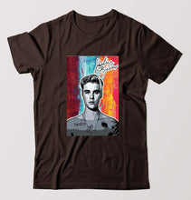Load image into Gallery viewer, Justin Bieber T-Shirt for Men-Coffee Brown-Ektarfa.online