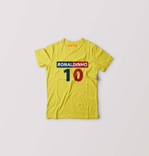 Load image into Gallery viewer, Ronaldinho Kids T-Shirt for Boy/Girl-Yellow-Ektarfa.online