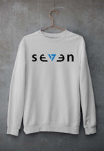 Load image into Gallery viewer, Seven MS Dhoni Unisex Sweatshirt for Men/Women-Grey Melange-Ektarfa.online