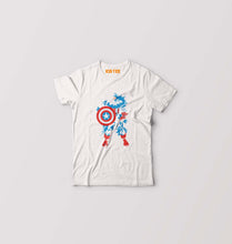 Load image into Gallery viewer, Captain America Superhero Kids T-Shirt for Boy/Girl-White-Ektarfa.online